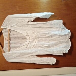 Massimo white rayon blouse size M